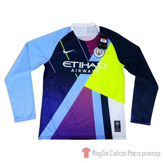 Maglia Manchester City Mash-up Manica Lunga 2019 - Clicca l'immagine per chiudere